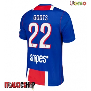 Paris Saint-Germain Mika Godts #22 Prima Maglia 2026-27 Manica Corta